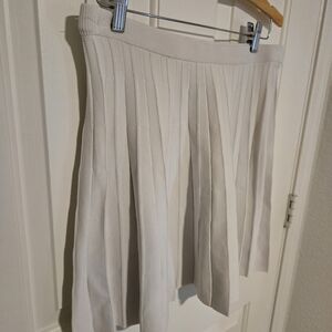 a new day Cream Skater Skirt